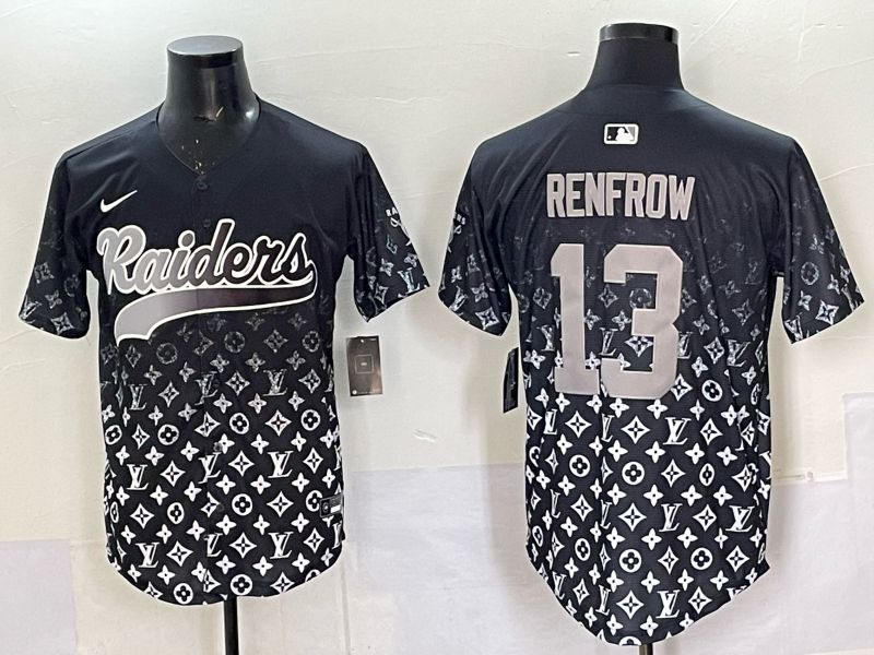Men 2025 Oakland Raiders #13 Renfrow black Nike Limited NFL Jersey style 031